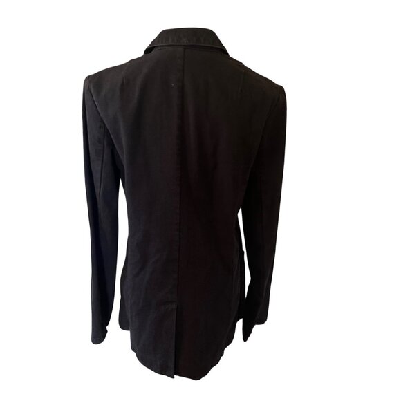 Banana Republic black corduroy blazer jacket size 10 - Picture 2 of 7